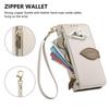 iPhone 17 Leaf Leather Flip Case with Crossbody Strap