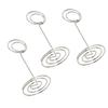 20 Pcs Table Number Holder 85mm Round Iron Place Card Holder Desktop Photo Memo Stand for Wedding Party Graduation