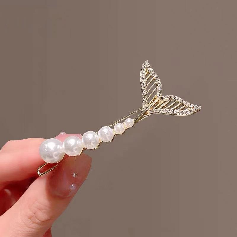 Fashion Bow, Duckbill Clip, Small Fresh Hairpin, Headgear, High-End Hairpin, Bangs, Side Clip.
