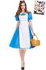Madrugada Alice Cosplay Costume, Adult, Halloween Costume with Tattoos, 2-Piece Set, Women's, S749 (S)