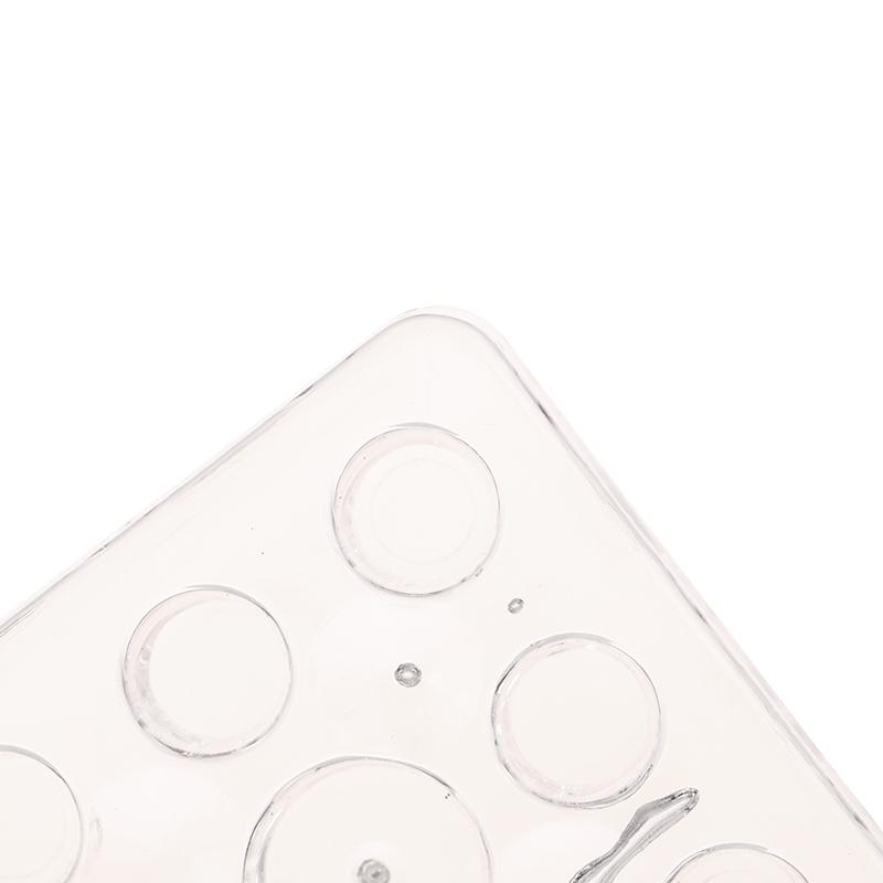 1Pcs  Square Tattoo Ink Cup Stand Holder Permanent Makeup Microblading Pigment Tattoo Storage Caps Rack Tools