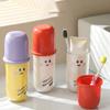 Cartoon Travel 3-In-1 Mouthwash Cup Portable Cute Essential For Business Trips Toothbrush Case With Lid Multifunctional Storage