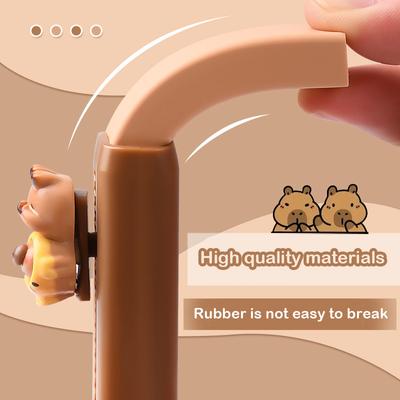 Kawaii Schreibwaren Ästhetische Schreibwaren Bürobedarf Schulartikel Geschenk für Kinder Radiergummi Niedlicher Capybara Radiergummi Lustiger Gummi