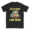 Life Is Soup I Am Fork Meme 90s TShirt Unisex Unisex Funny Cotton Tee Shirt Round Neck Short Sleeve T Shirt Party Tops