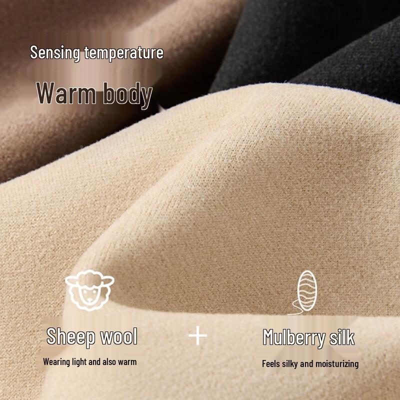 Mao Ren Women's Cashmere Silk Blend Thermal Cami with Built-in Bra