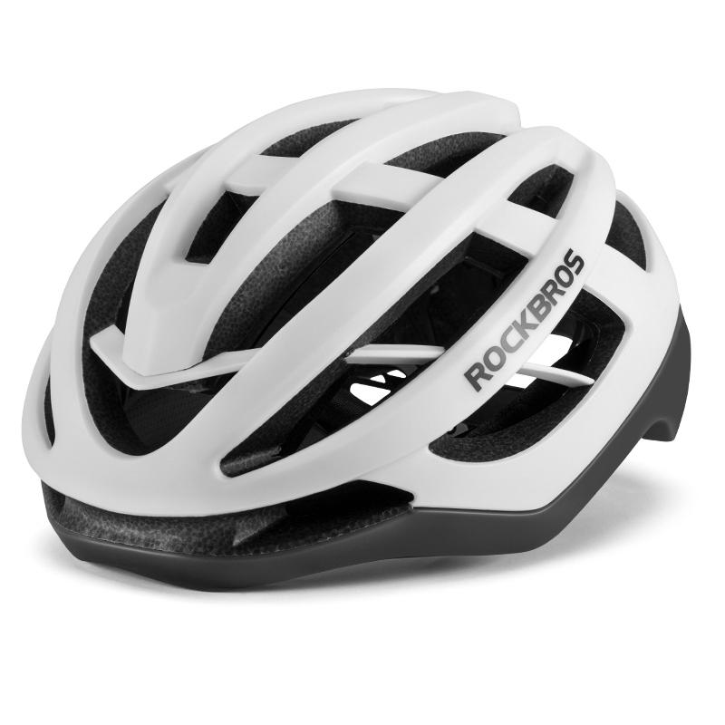ROCKBROS Fahrradhelm Integral geformt Ultraleichthelm Atmungsaktiv Herren Damen Sicherheitskopfkappe MTB Rennrad Radsporthelm
