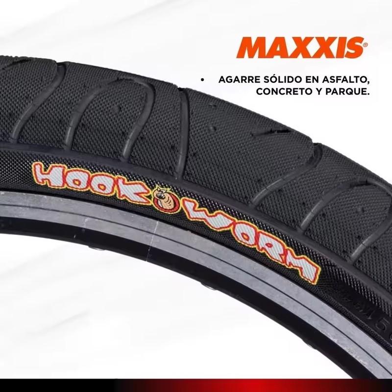 Pneu de Bicicleta MAXXIS Hookworm 26 x 2.5 BMX com Talão de Aço Pneu Clincher para Rua Park vert Flatland Tamanhos 20 polegadas 24 26 27.5 ou 29