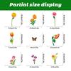 Window Cling Decal Butterfly Flower Pattern Friendly PVC No Residues Easy Application