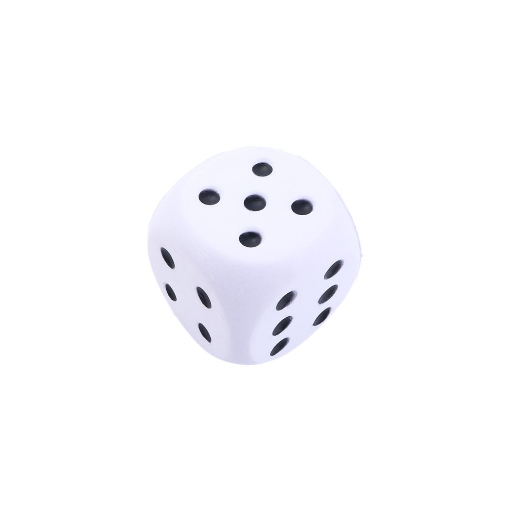 for Children Gag Toy Squeeze Solid Color Finger Training Length 6cm Soft Sponge Dice Pressure Relief Point Dice Anti Stress