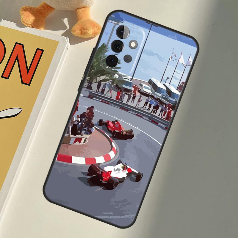 Ayrton Senna F1 For Samsung Galaxy A33 A36 A56 A26 A16 A15 A55 A53 A35 A22 A32 A52 A54 A34 A14 A05 A06 Case