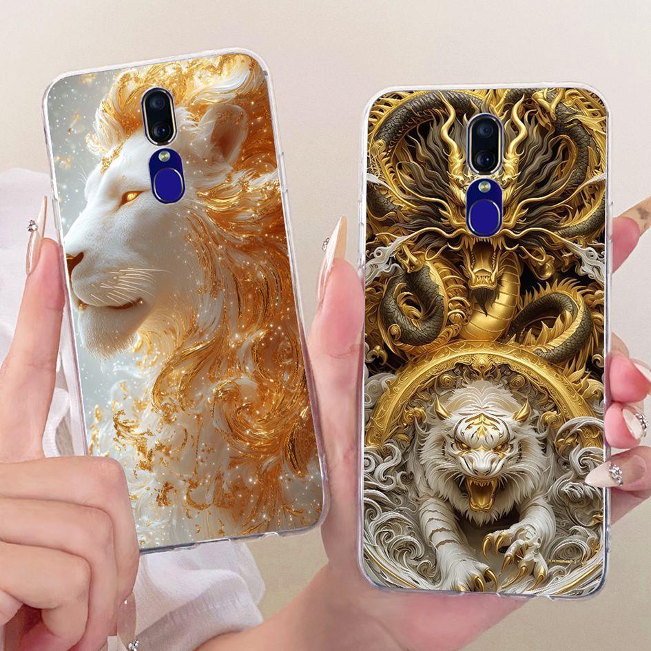 For OPPO F11 Pro Case F 11 F11Pro Cover Cool Dragon Cartoon Pattern Soft Silicone Pattern Phone Shell For OPPOF11  A9x TPU Shell