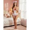 European & American Erotic Nurse Role-Playing Lingerie Bodysuit for Women