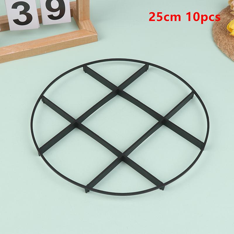 10Pcs Flower Pot Tray Anti Rot Root Plastic Saucer Bracket Drip Plant Flowerpot Tray Indoor Outdoor Home Garden Supplies