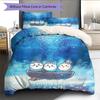 Chiikawa Pattern Bedding Quilt Set  Home Decoration  Gift (1 * duvet cover + 2 * pillowcase  without core)