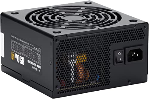 Kuroutoshikou 850W ATX Power Supply, 80 PLUS Gold, Full Plug-in, Semi-Fanless, KRPW-GA850W/90+