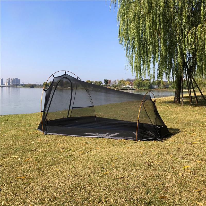 Camping Tent 2 Person Outdoor Tent For Camping Biking Hiking Muntaineering Beach Water Resistant 210D Oxford Material