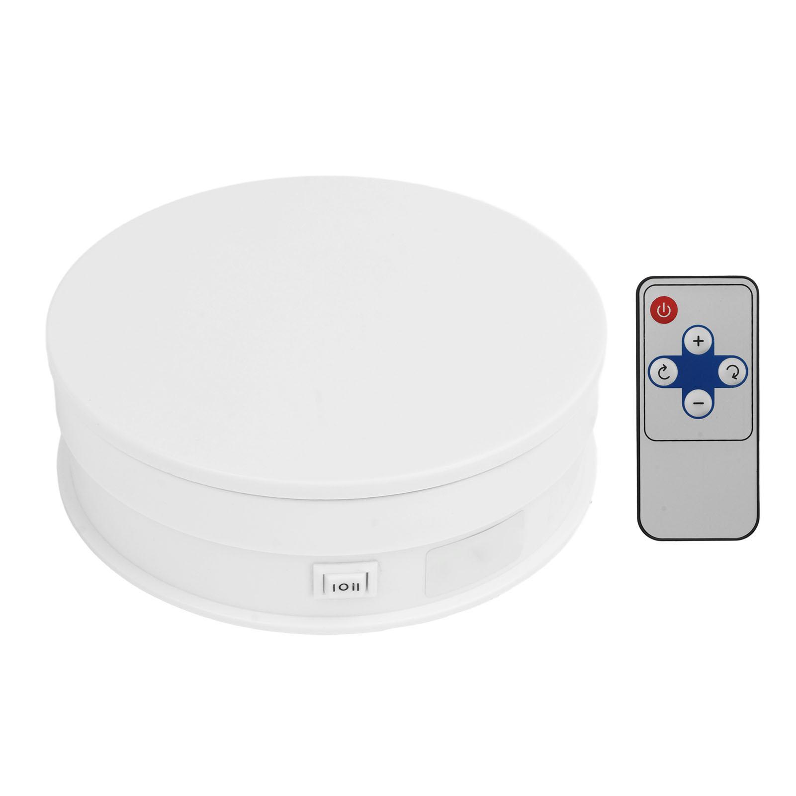 

Still Turntable 15cm Remote Control Speed Electric Rotating Turntable Display Stand Photography Video Shooting Props белый