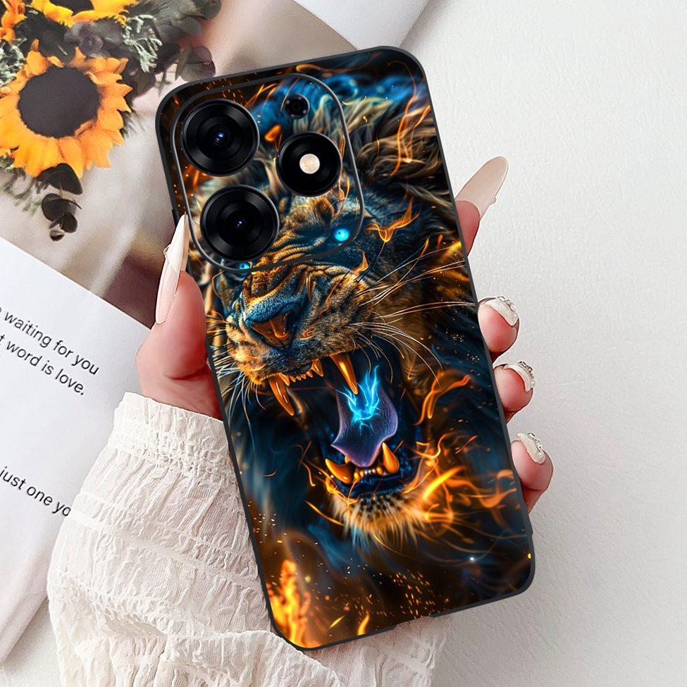 For Tecno Spark 10 Pro Case KI7 Silicone Cute Fashion Flower Cool Painted Soft Back Cover For Techno Spark 10 Pro Phone Case K17