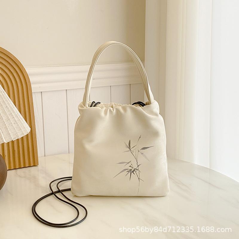 

Премиальный сенс Xiaoxiangfeng мини-сумка для мобильного телефона 2025 весна новая ромбовидная цепочка сумка-мессенджер сумка-ведро