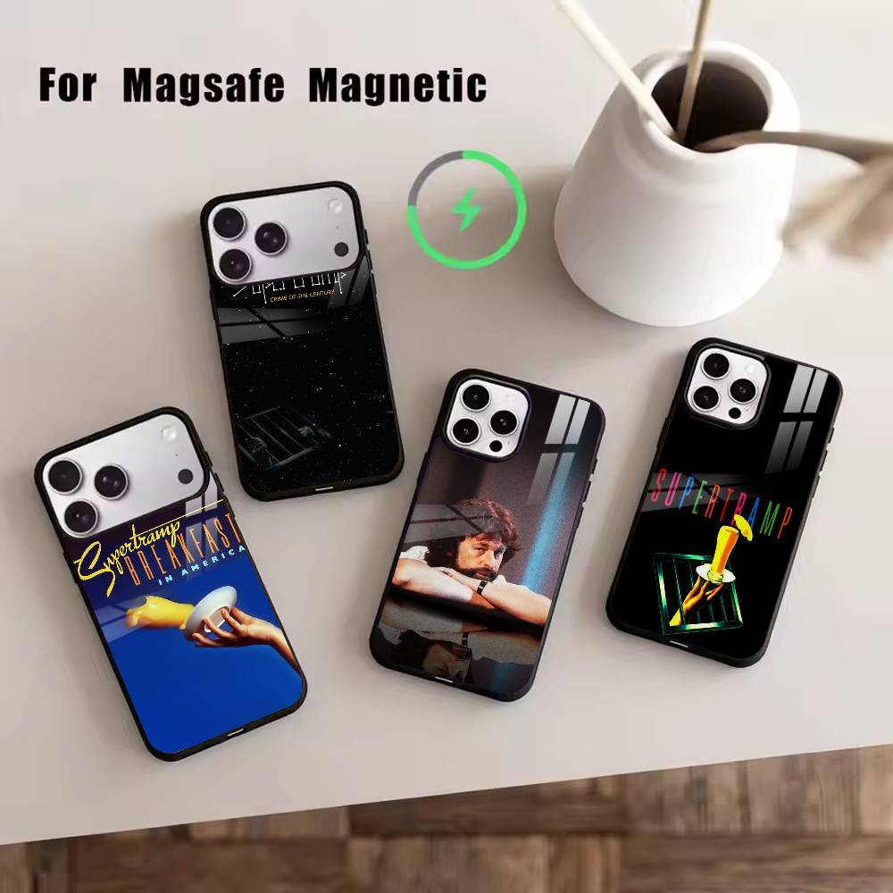 Supertramp Breakfast in America Phone Case For iPhone17,16,15,14,13,12,11 Plus,Pro Magnetic with Magsafe Wireless Charging