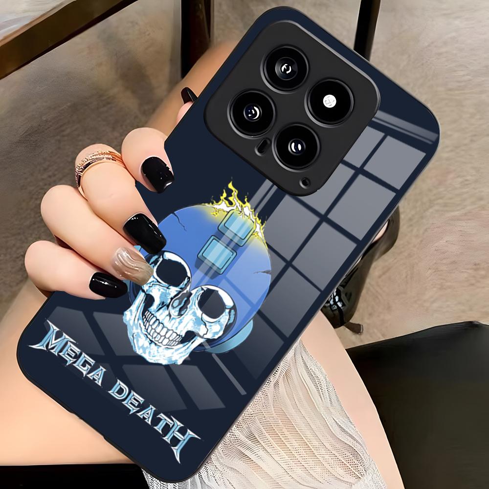 Rock Megadeth Music Phone Case For Xiaomi 15 Redmi Note 14 13 12 11 T Lite Ultra Pro ProPlus 12 10 C 5G Glass Cover