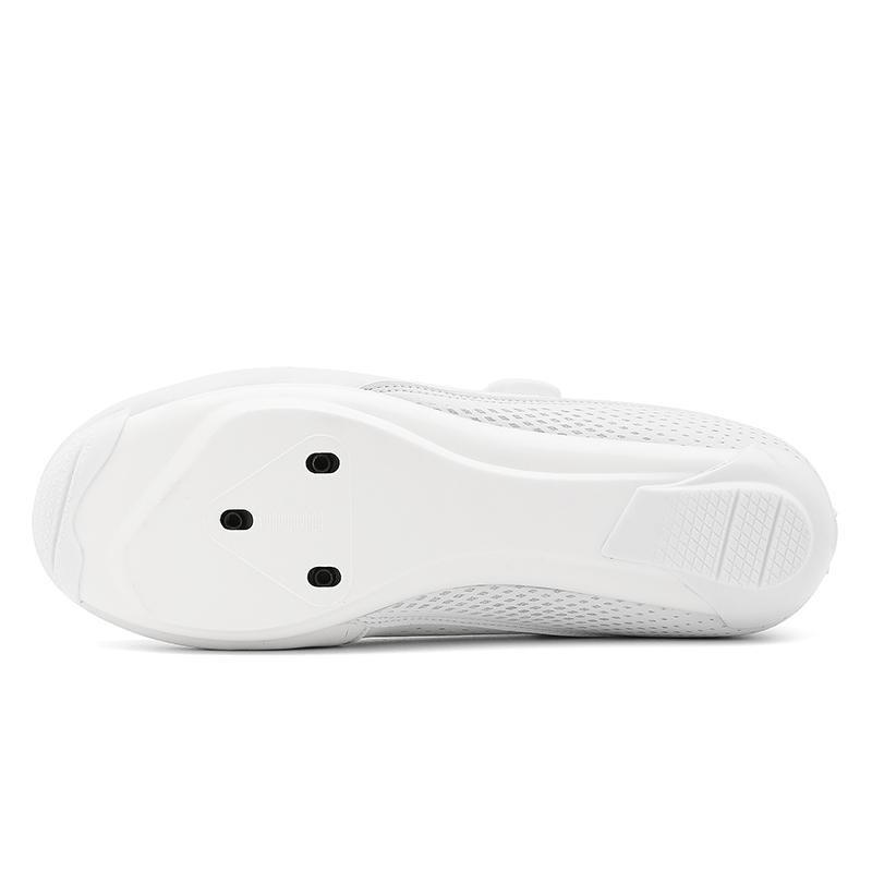Speed Cycling Sneaker Men's Road Cycling Shoes Cleat Shoes Spd Shoes Cycling Flat Pedal Shoes Man Bike Outdoor Footwear White