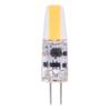 10Pcs ACCelsiusDC12-24V G4 COB LED Light Bulbs NOn Dimmable Silicone Lamp Fixtures (Warm White)