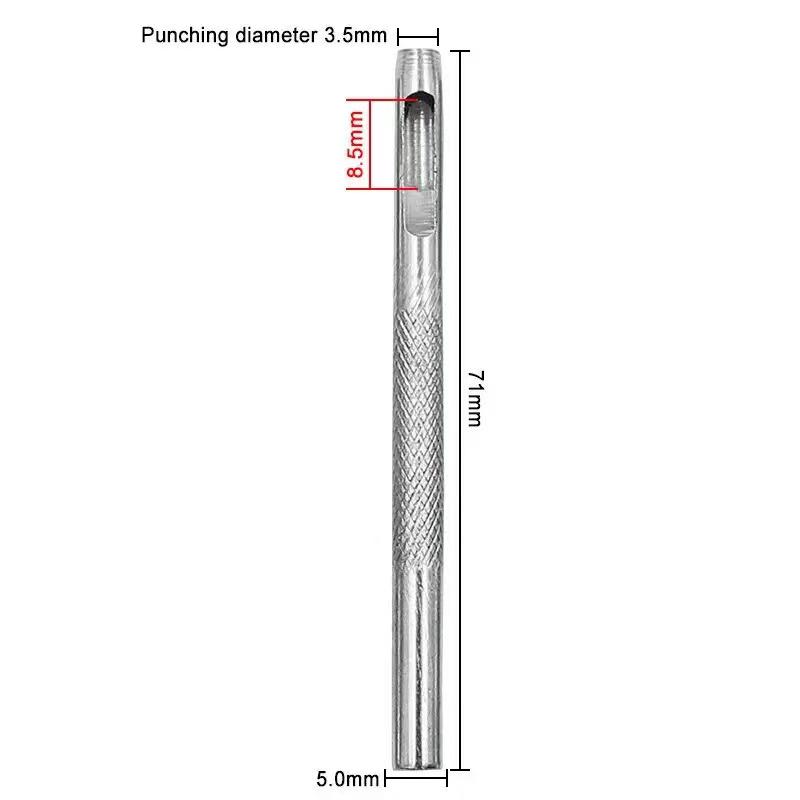 Leather Punch Tool for Belts and Straps - Ideal for Waist Belts, Shoulder Straps, Shoes, Eyelets, and Watch Straps