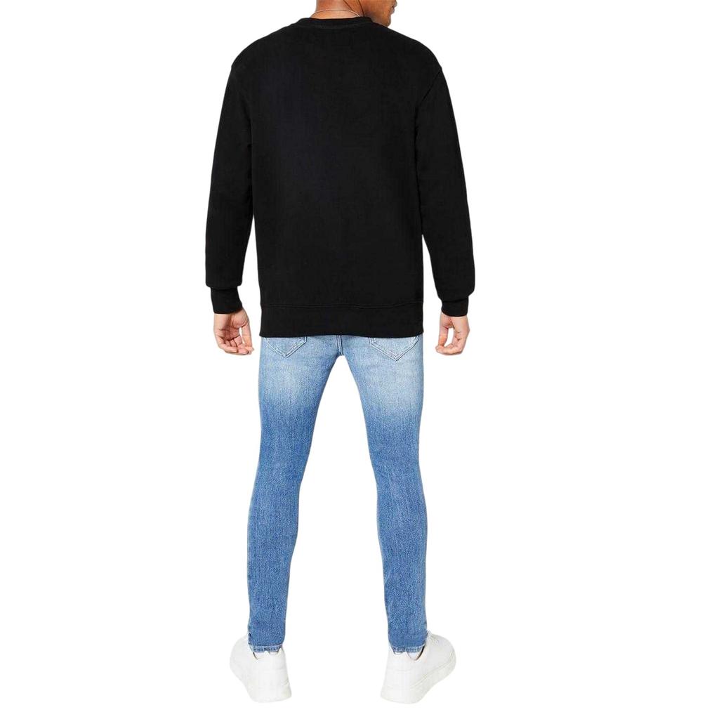 Replay Mens Logo Crew Neck Sweatshirt