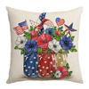 New Independence Day Letter Printed Cushion Cover Festive Atmosphere Cushion Cover Home Sofa Cushion Cover