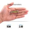5cm/7cm/9cm Black Minnow Wobblers For Pike Trout Lure Artificial Bait Hard Floating Mini Crankbaits Fishing Lures