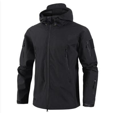 Men's Winter Softshell Waterproof Cargo Jackets Male Hoodie Coat Combat Fishing Hiking Camping Climbing Skiing Hunting Outdoor