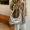 Bag with Korean Minimalist Style, 2026 New Single Shoulder Crossbody Bag, Fashiable Pleated Cloud Underarm Bags