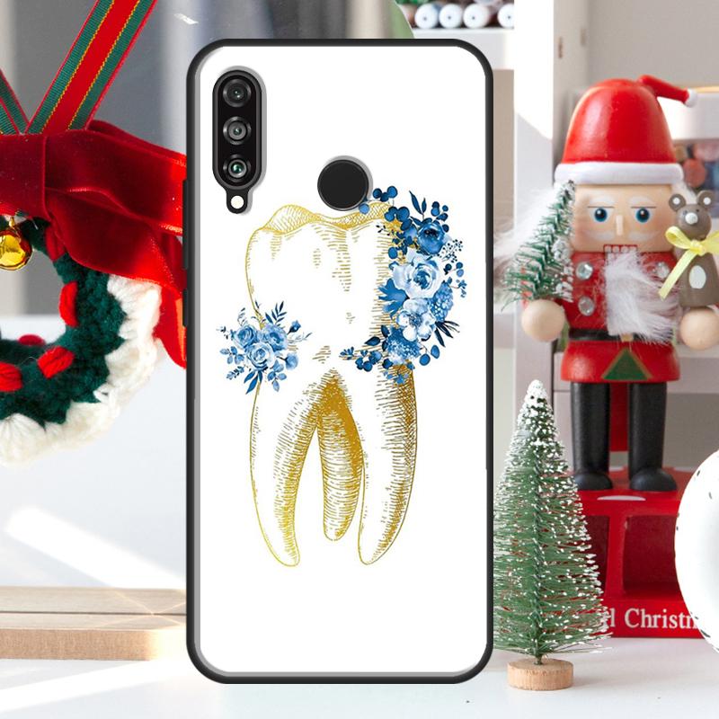 Cute Tooth Dentist For Huawei Nova 7i 8i 11i 12i 12s Y73 Y70 Y90 Y60 Y72 Y61 Y91 9 10 SE P30 Pro P40 Lite Case