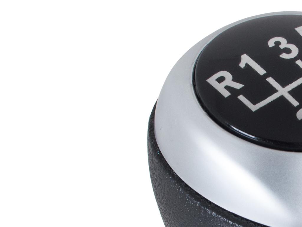 Hyundai I20 07-12 Gear Shift Knob Black & Silver, 5-Speed