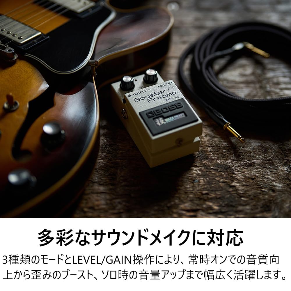 BOSS Effect Dedicated Adapter and VOX Guitar Cable BP-1W Pedal, PSA-100S2, VGS-30 (3-piece Set)