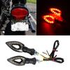 2pcs DC 12V Motorcycle LED Turn Signals Light 12V Indicator 8mm Fit For Most Motorcycle