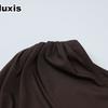 Women's Summer New Fashion Personality Tiered Ruffles Slim Fit Crew Neck Sleeveless Dress