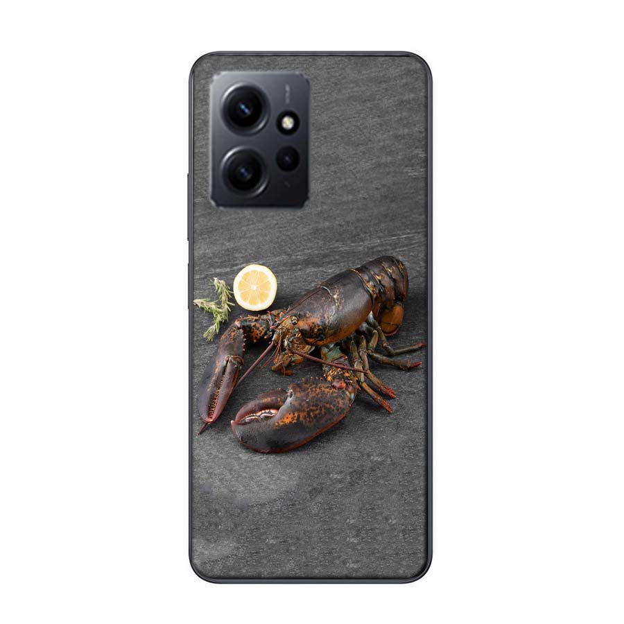 Live Lobster Phone Case For Redmi 12 13C 12C 15C 9 10 10C Note 13 Pro Plus 14 15 Pro 9T 9C 9A TPU Soft Cover Clear Cell Cases Sh
