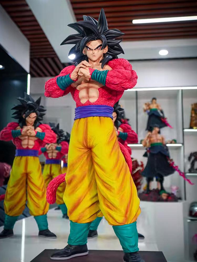 New 55cm 2%&Jt Studio Dragon Ball Anime Figures Ssj4 Son Goku Figures Super Saiyan 4 Goku Pvc Statue Collection Model Toys Gifts