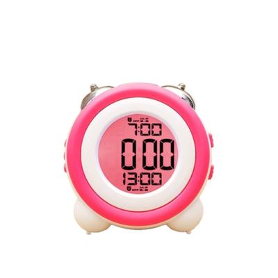 Blue Backlight Dual Alarm Clock Twin Bell Adjustable Digital Clock Super Loud Noctilucent Smart Alarm Clock Outdoor Activity