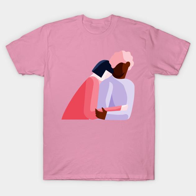 T Shirt Women Embrace Harajuku Print Kawaii Tshirt Summer Short Sleeve Female T-Shirt Top Tee