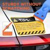 Plastic Knife & Sheet Set: Ideal Scraper Tool for Automotive and Home Use - Convenient for Removing Stickers and Adhesives, Glass Scraper for Removing