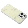 For iPhone 16 Pro Case Pearl Bow Epoxy Design TPU+PC Phone Back Cover