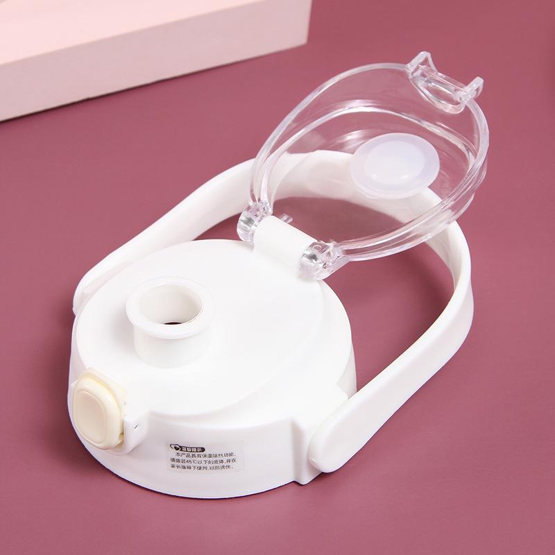 High-value Online Celebrity Pot-bellied Mug Lightweight To Carry Cartoon Gift Student Water Cup Large-capacity Bouncing Straw Childrens Pot