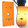 DIY Woodworking Projects Aluminum Alloy Insert Plate Easy Setup And Integration Enhanced Drilling Efficiency 51*108mm