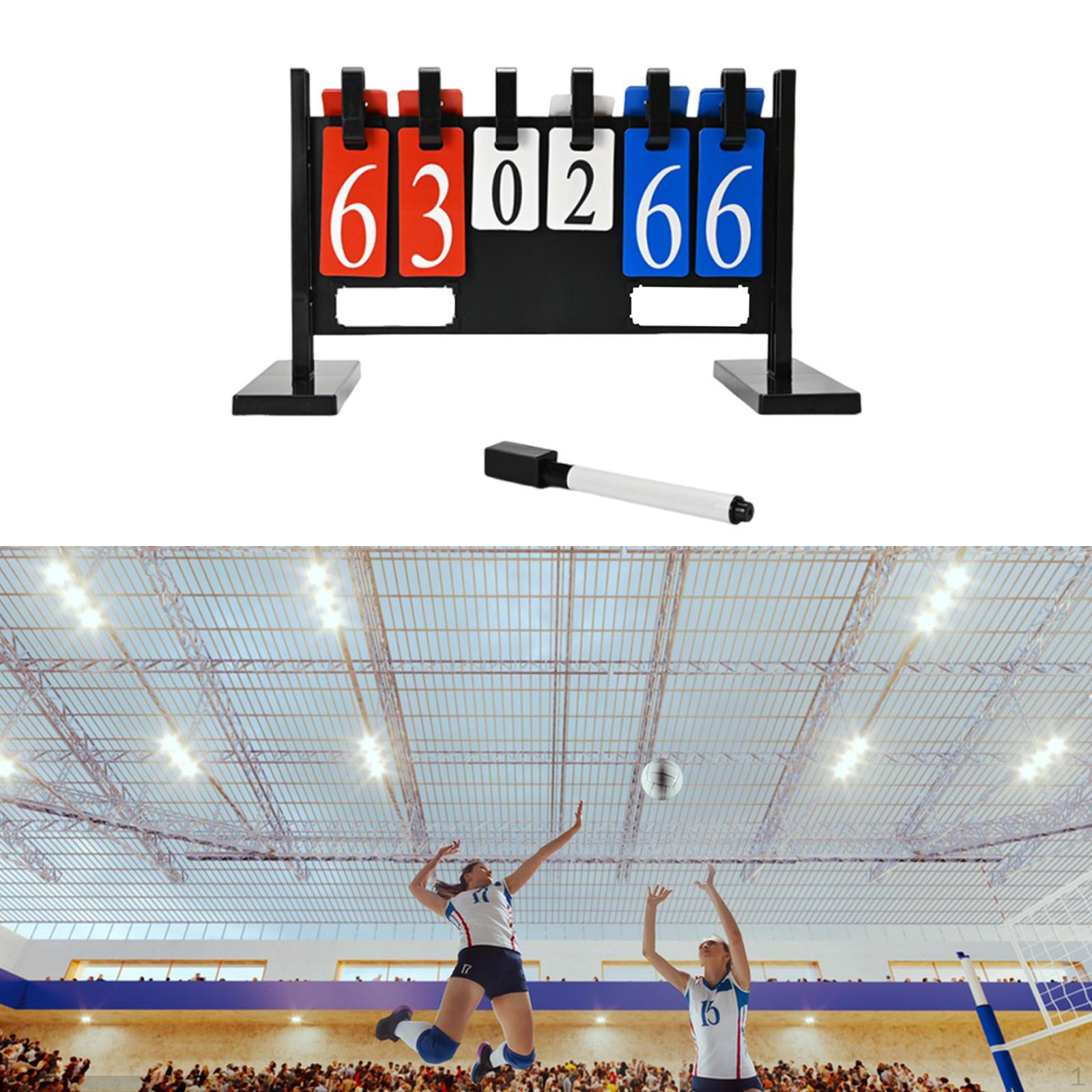 

Счетчик очков Перекидное табло 4-разрядное Табло для подсчета очков Настольный флиппер для игр, занятий физкультурой