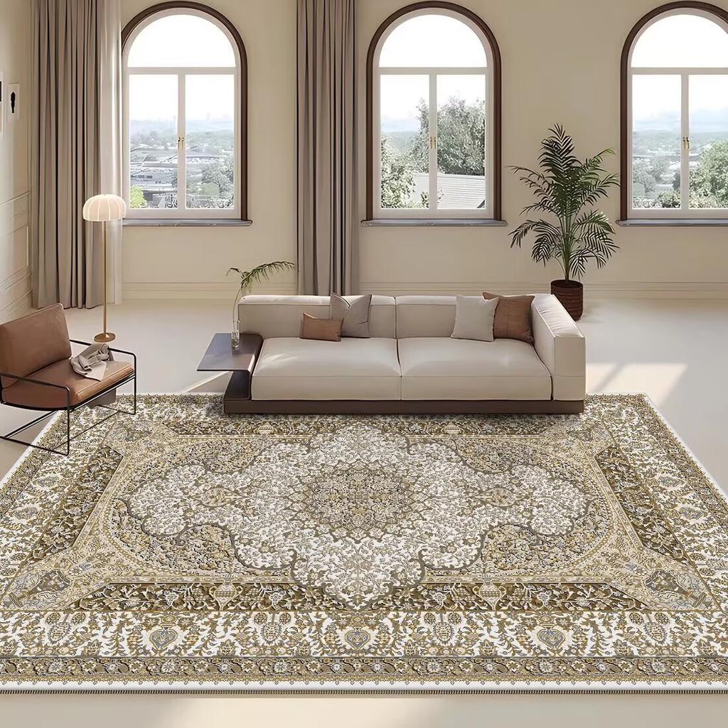 Persian Retro Carpet Living Room Decoration Sofa Area Carpets 200×300 Large Size Non-slip Rugs Home Bedroom Washable Floor Mats