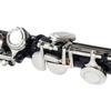 WUQIMUSC 16-Key Closed-Hole C Flute Beginner Student-Friendly Easy to Play Durable Design Carrying Case Cleaning Kit Gloves Included Black
