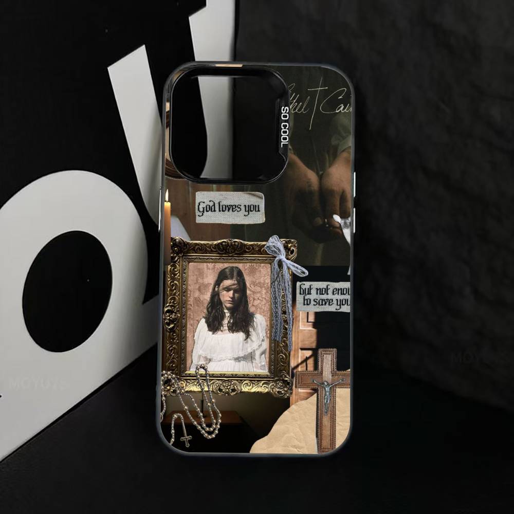 E-Cain EC Theme Phone Case For iPhone 17,16,15,14,13,12,11 Plus,Pro Max,XS,Colorful Silver Black Cover
